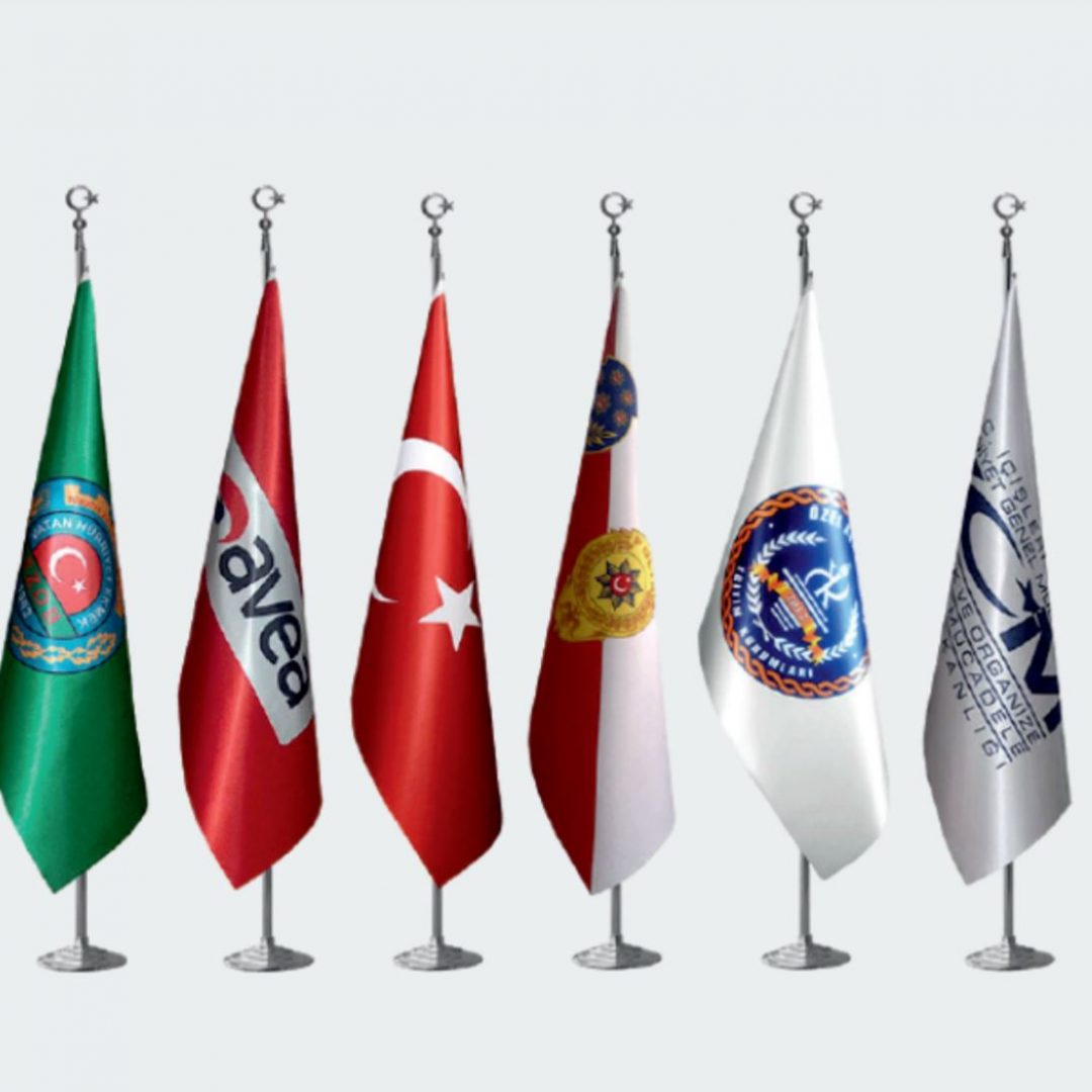 Makam Bayrağı Antalya Tabela Totem Reklam Tabelacı